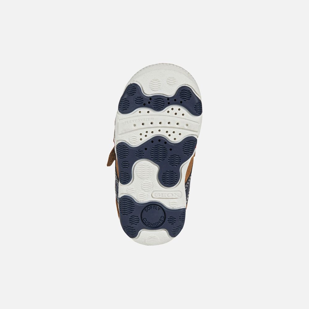 Geox Bebek Spor Ayakkabı Kahverengi - New Balu Boy - PQT-306149